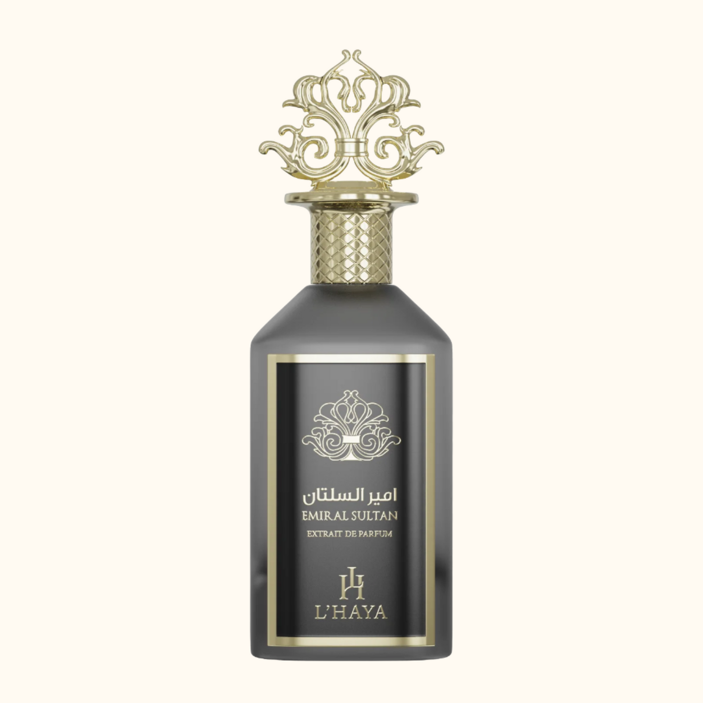 Emir Al Sultan Extrait de Parfum bottle - luxury fragrance by L'Haya