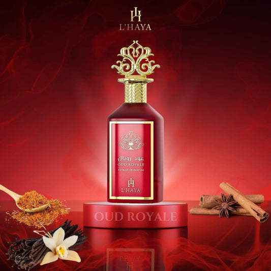 Oud Royale Extrait de Parfum poster - luxury fragrance by L'Haya