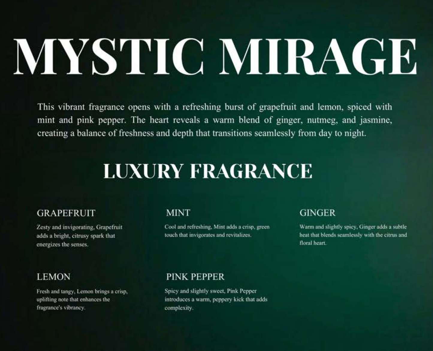 Mystic Mirage Extrait de Parfum