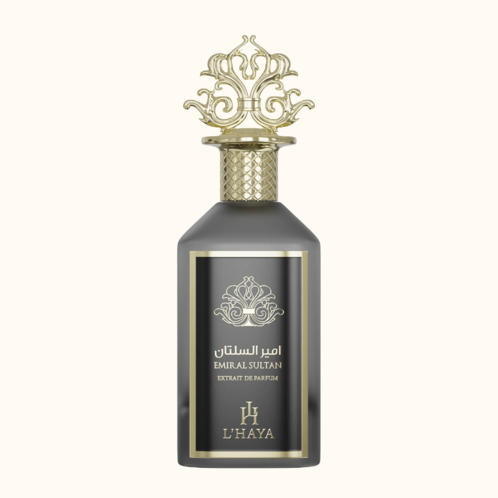Emir Al Sultan Extrait de Parfum bottle - luxury fragrance by L'Haya