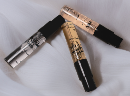 Best Seller Discovery Set Extrait de Parfum poster - luxury fragrance by L'Haya